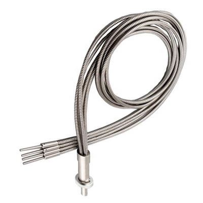 Endoscope Fiber Bundle Light Cable Flexible Stainless Steel Hose 1000nm Customized Glass Bare Fiber Optic Light Guide
