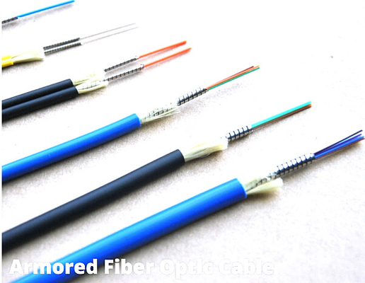 Glass Tactical Fiber Optic Cable For Outdoor Military Communication