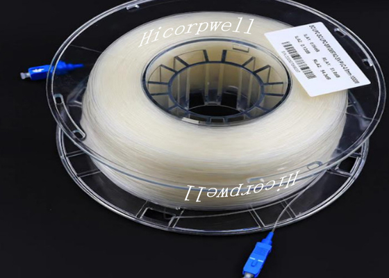 1KM SM Bare Fiber Spool with SC/APC to LC/APC 2m Pigtail at Each End